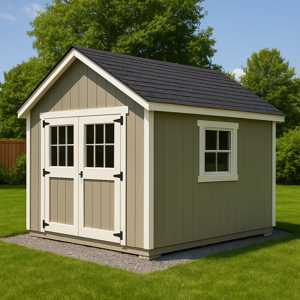 Backyard Shelter 8' x 10' – Premium Storage Shed DIY Kit