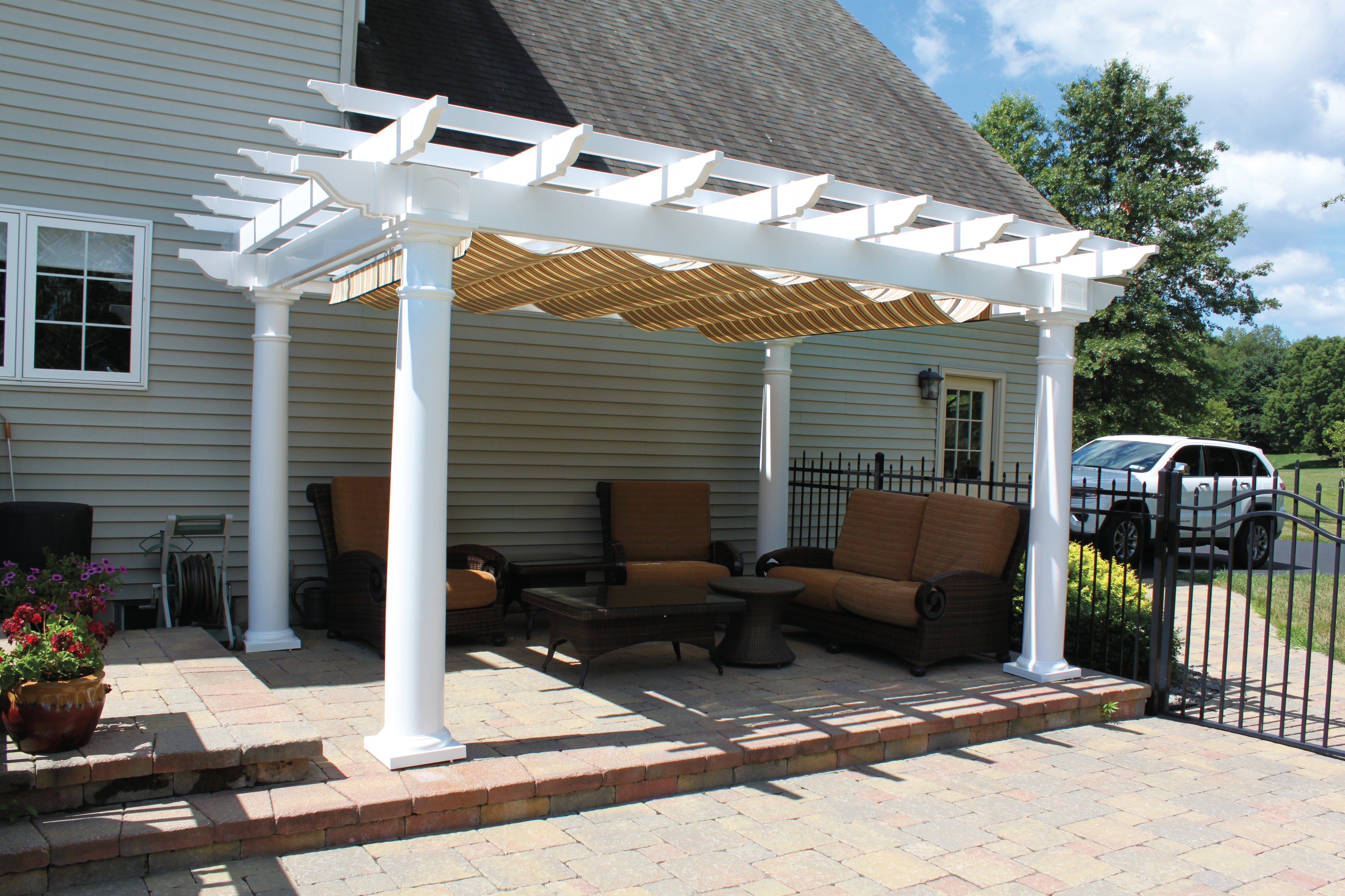 Amish Country Gazebos™ Vinyl Pergola-in-a-Box