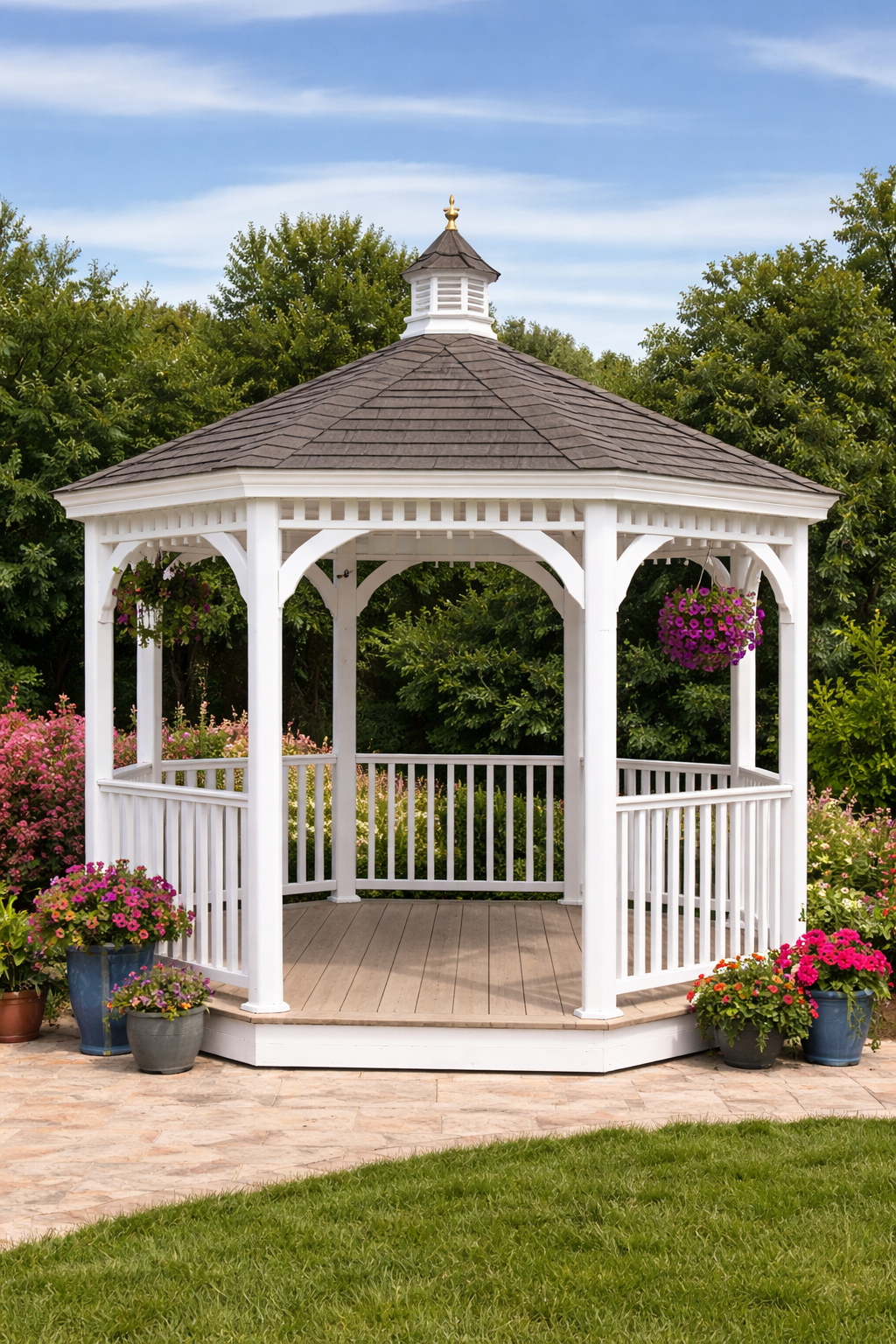 Amish Country Gazebos Vinyl Gazebo-in-a-Box