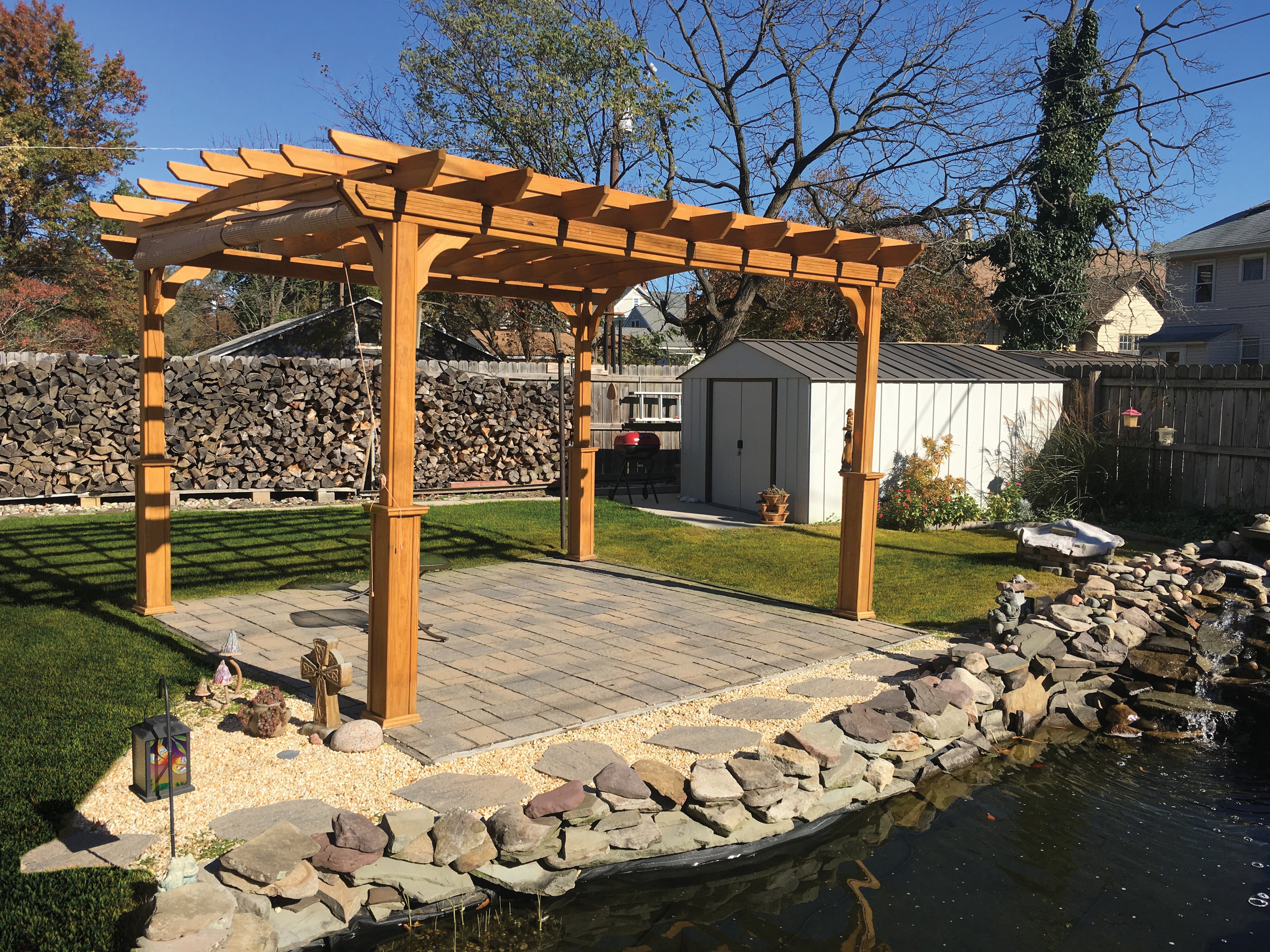 Amish Country Gazebos™ Wood Pergola-in-a-Box