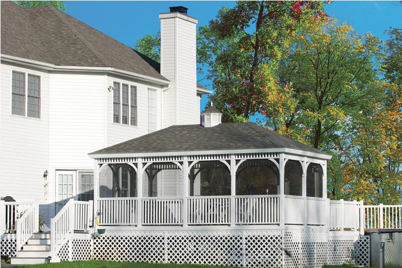 Amish Country Gazebos™ Vinyl Gazebo (Design-Your-Own)