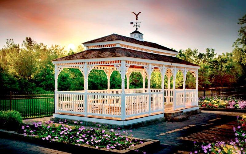 Amish Country Gazebos™ Vinyl Gazebo (Design-Your-Own)