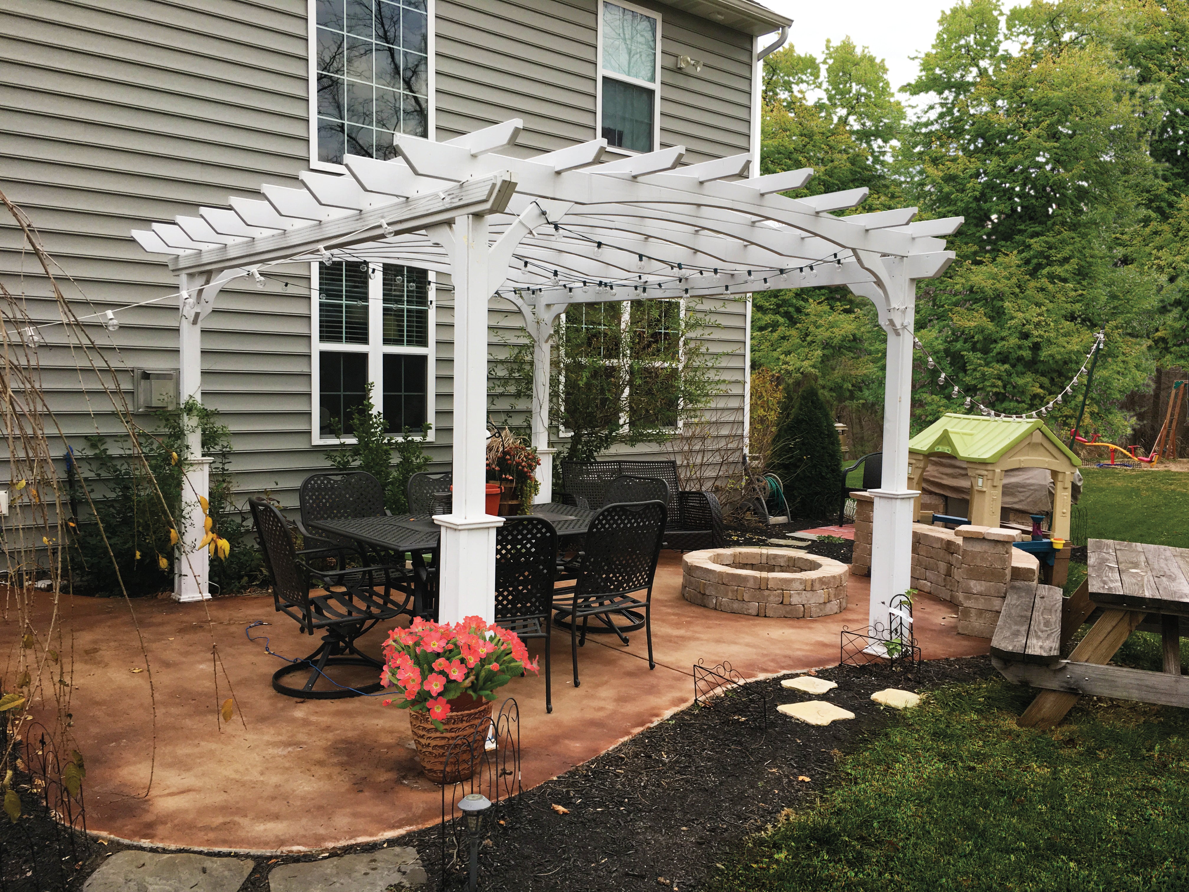 Amish Country Gazebos™ Vinyl Pergola-in-a-Box