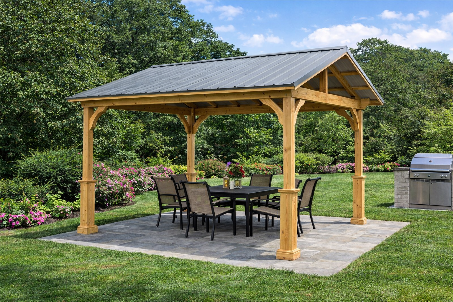 Amish Country Gazebos™ Wood Pavilion-in-a-Box