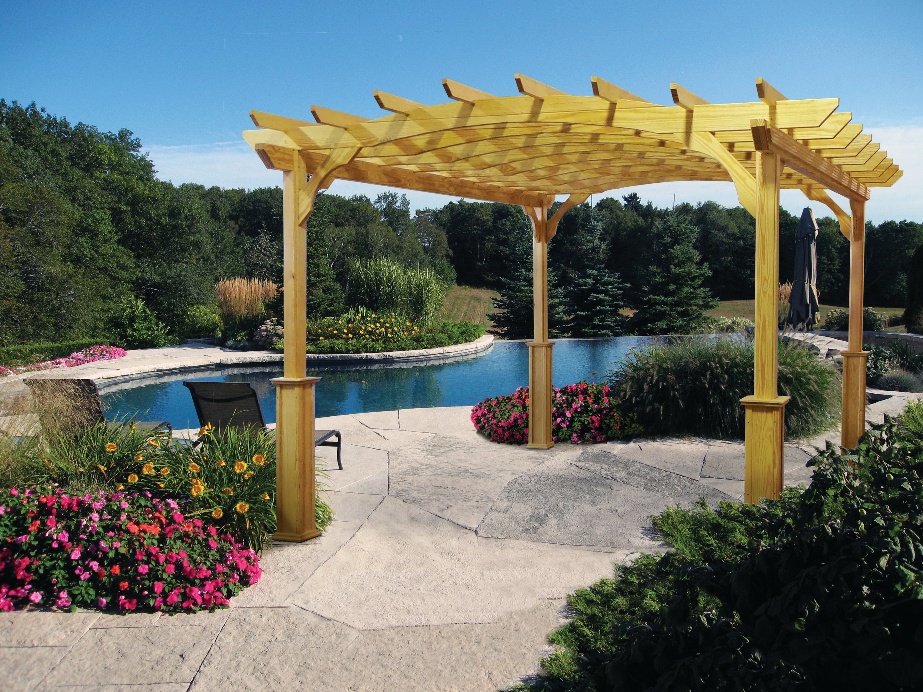 Amish Country Gazebos™ Wood Pergola-in-a-Box