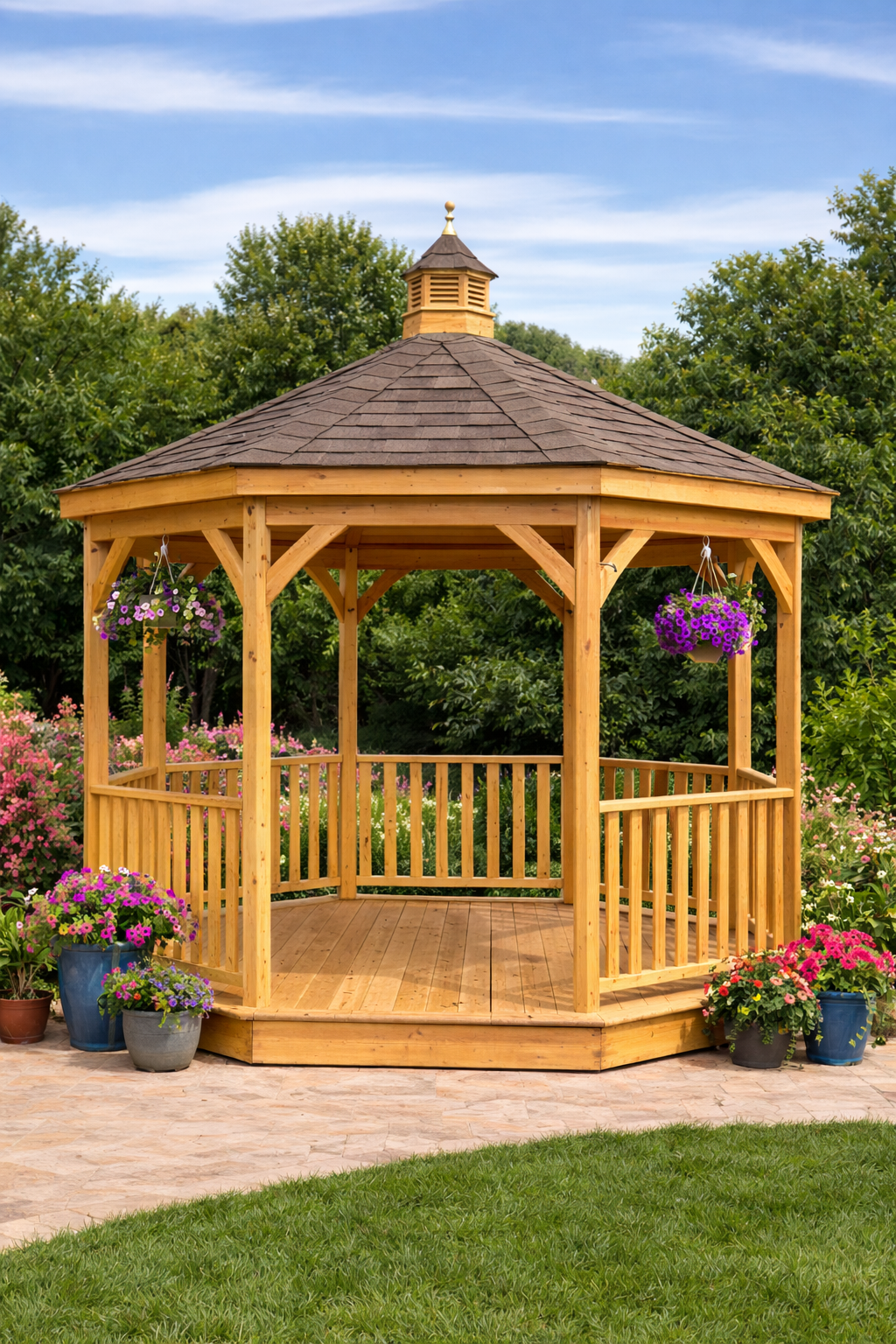 Amish Country Gazebos Wood Gazebo-in-Box