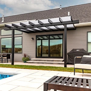 Heartland Pergolas™ Elements Attached Rainproof Pergola