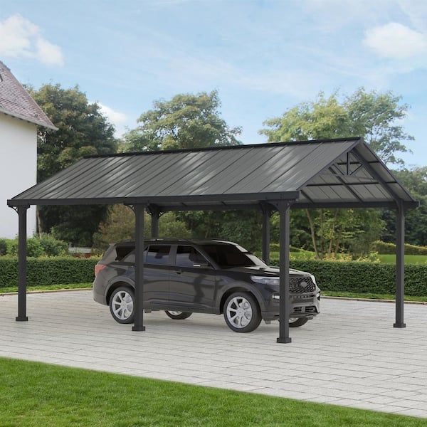 IronRidge Prestige 12' x 20' Gable Roof Carport – Elite DIY Vehicle Shelter Kit
