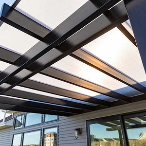 Heartland Pergolas™ Elements Attached Rainproof Pergola