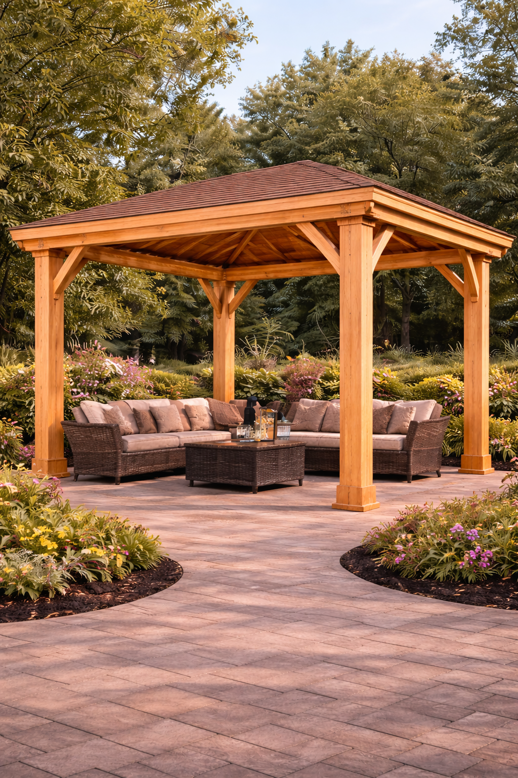 Amish Country Gazebos™ Wood Pavilion (Design-Your-Own)