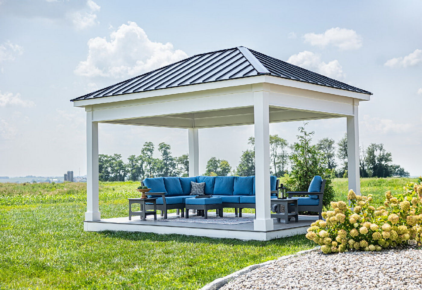 Brightwood Estate Pavilion 14' x 14' by Backyard Shelter